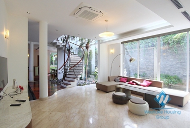 Spacious house with garden for rent in Tay Ho, Hanoi